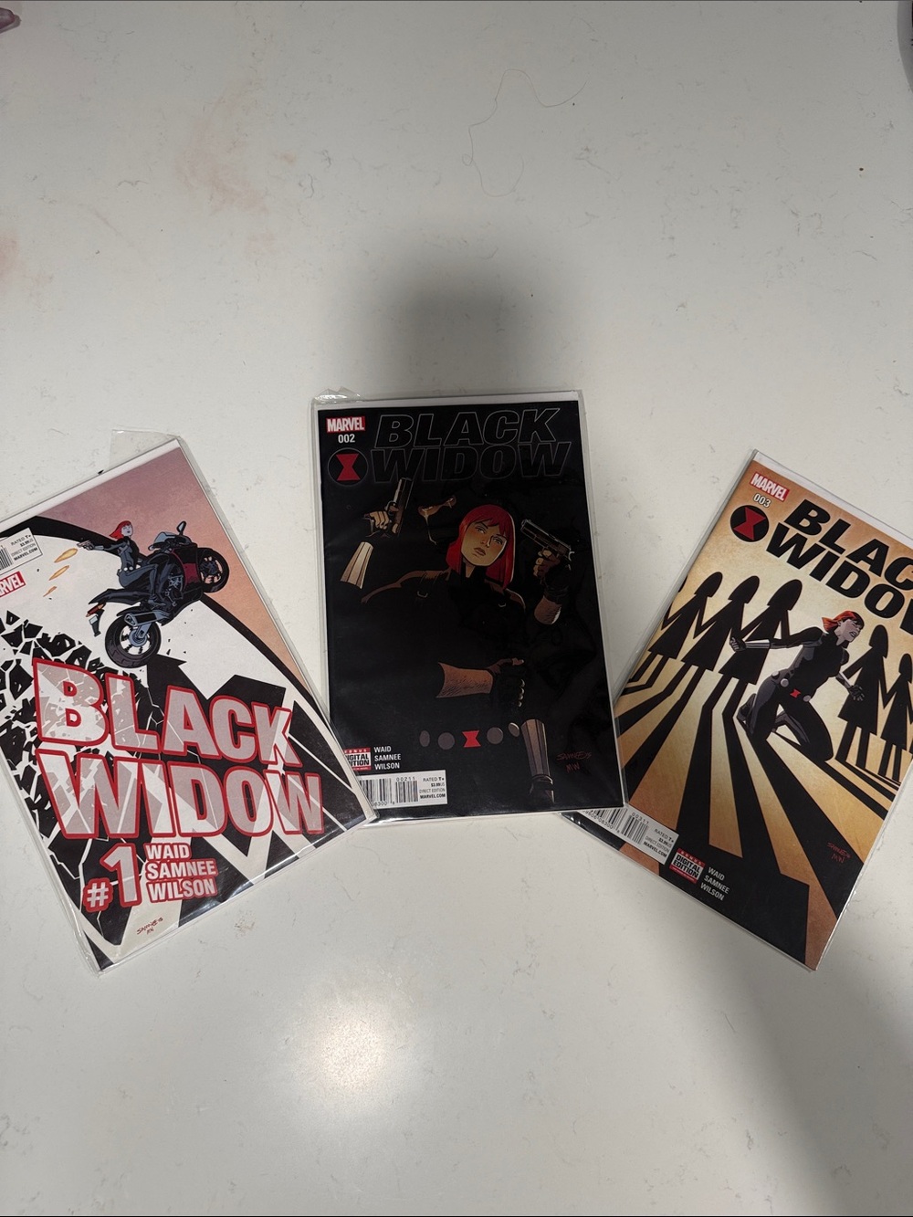 Marvel Comics Black Widow (2016) Issues #1, #2, and #3 Starter Lot